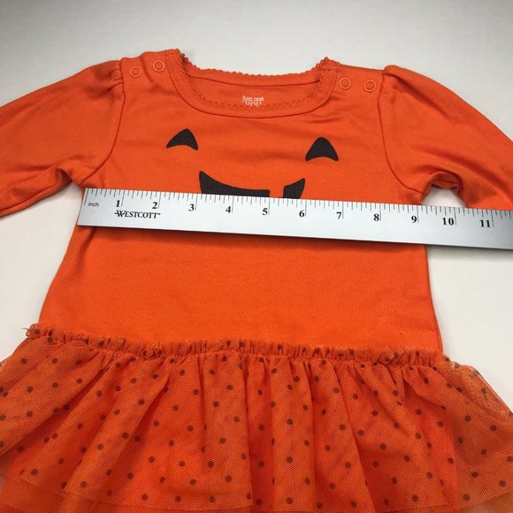 Just One You by Carter’s Girls 9 Month 1 Piece Pumpkin Sleeper New Without Tags - Picture 8 of 14